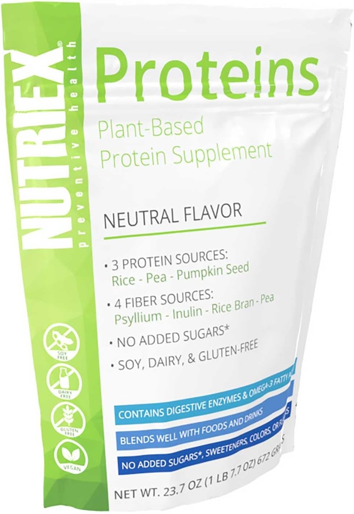 Nutriex proteini - Rastlinsko-na osnovi beljakovin dopolnilo