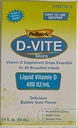 Pediatrični D-Vite tekoči vitamin D 400 i.e./ml (50 ml) - okus žvečilnega gumija