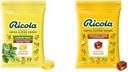 Ricola Sugar Free Lemon Mint Zeliščni kašelj Supresiven grlo kapljice, 105ct vrečka & Original Natural Herb Kašelj Kapljice, 115 Število, Kašelj Supresant in grlo Reliefing kapljice