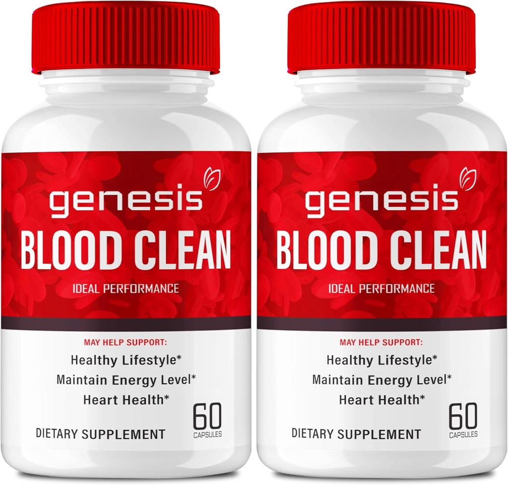 Genesis Blood Clean Kapsule - Napredna formula dodatek za največjo moč - naravni čistilec krvnih žil, GenesisBlood Clean Pastillas Pregledi (2 paket)