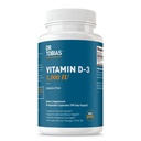 Dr. Tobias Vitamin D3 5000 i.e., Esencialen za zdrave kosti, zobe in imunski sistem, Dodatna jakost Vitamin D, Ne-GMO, 90 kapsul, 90 serving