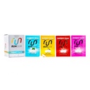 RUN GUM Variety PackEnergy Chewing Gum 50mg Kofein Tavrin in B-vitamini na kos, 24 kosov (paket 12) Sladkor brez sladkorja, Zero Calorie, Brez Aspartam, in Gluten brezplačno