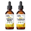Ginger Root Tincture 2 fl oz & Turmeric Tincture 2 fl oz