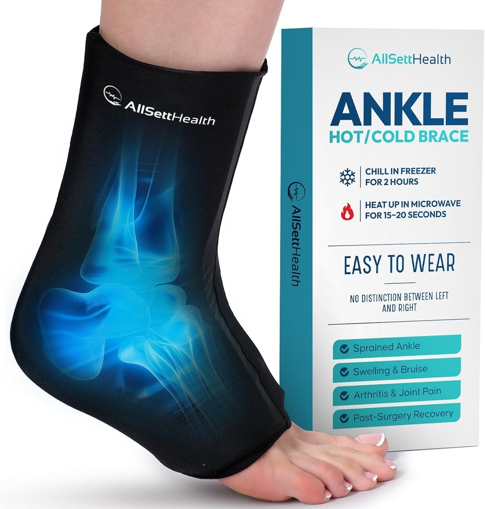 Ledeni ovoj za oteklino – vroči/zlati kirurški ovitek za lajšanje bolečin v nogah, lajšanje bolečin v peti, plantarni fasciitis, Ahilov tendonitis, stiskanje v splahnjenem mozgu, (velika/XL)