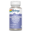 SOLARAY Glukozamin Sulfate 1500mg, Zdrava skupna podpora dodatek, Močna povezana tkiva in skupno zdravje Formula z Kurmeric & Boswellia, 60-dnevni denar nazaj garancije, 30 Serv, 60 VegCaps