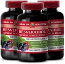 Ojačajte svojo naravno stamino - RESVERATROL SUPREME COMPLEX - Resveratrol ekstrakt z Goji Berry, Acai, Noni, Granatno jabolko, Mangosten, Supersadna mešanica, Antioksidant, Imunska podpora, 3 Bot 180 Caps