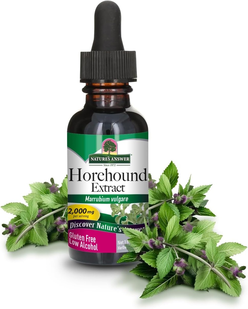 Naravni odzivni horehound z organskim alkoholom, 1-Fluid Ounce