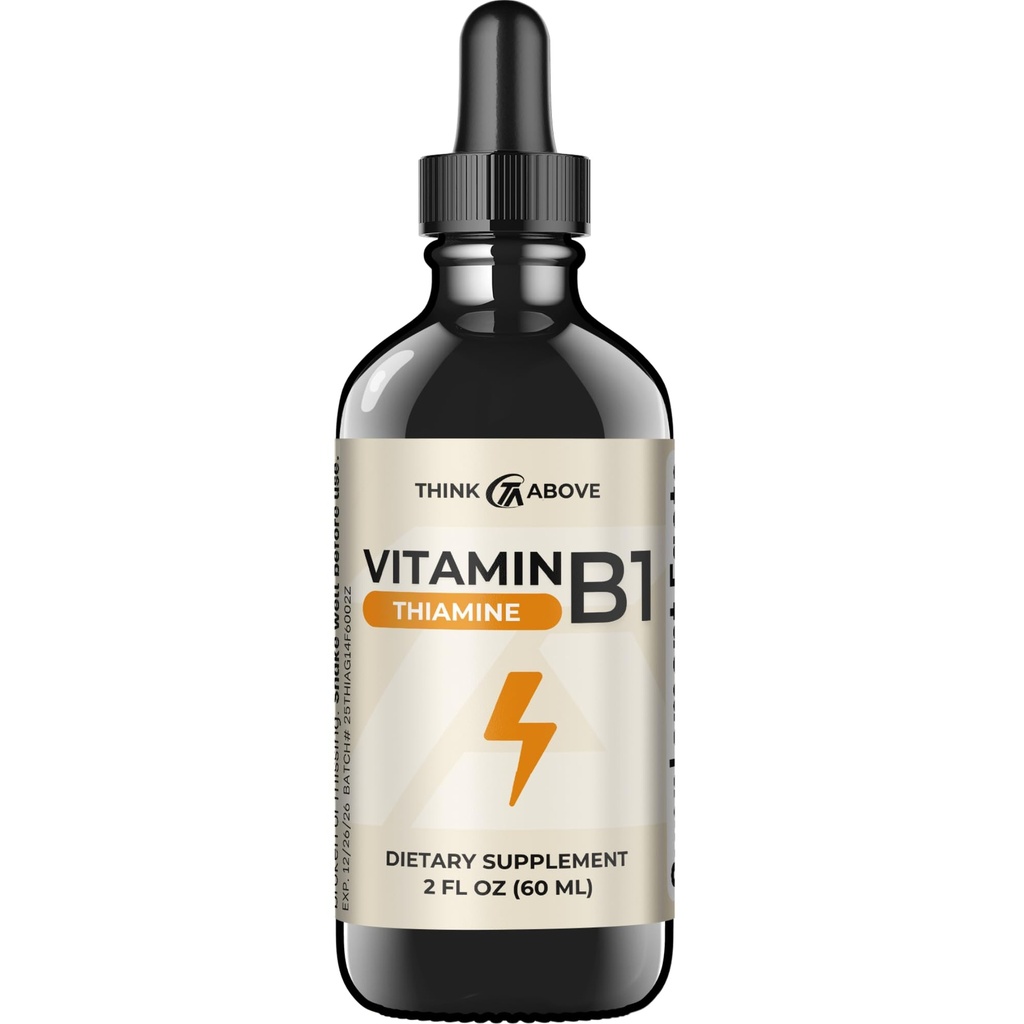 Vitamin B1 Tiamin mononitrat - Tekoče kapljice dodatek (2 FL OZ)