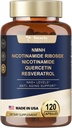 Totaria (1 pakiranje) NMNH (Dihidronikotinamid mononukleotid) Dodatek w/Niacinamid (vitamin B3), Trans-resveratrol, za preprečevanje staranja, energija, fokus