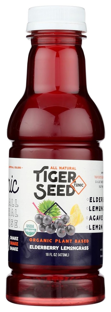 Bezgova limonada - Tiger Seme - Rastlinska hidracija in Imunska podpora - 16 FL OZ steklenice (Pack of 9) Organic, Vegan, Košir, Nizka Sugar