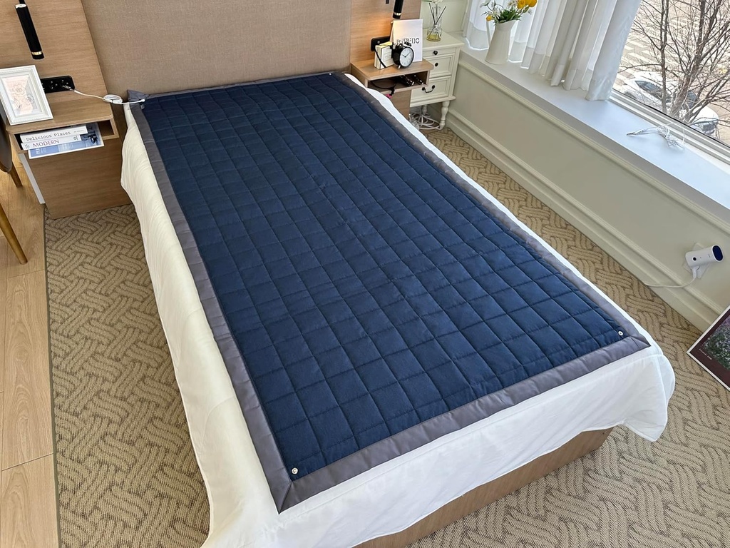 Tkanina iz brezmadežnega jekla, matična kraljica, 59×79 palcev (morska)