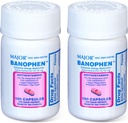 MAJOR Banohpen - popolno zdravilo za alergijo - difenhidramin HCI 50 mg - antihistaminik - 100 kapsul (2 pakiranji)