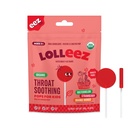 Lolleez Organic Lollipops za otroke boleče grlo Relief, Variety Pack kot nalašč za pomirjanje boleče grlo, medtem ko degustacija veliko, jagode, lubenica in pomarančni mango, 28 Count
