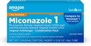 Osnovna nega Mikonazol Nitratna vaginalna vstavka 1200 mg in Mikonazol Nitratna krema 2 Kombinirana vaginalna okužba, bela, 0, 32 Ounce (Pack of ), 1 število