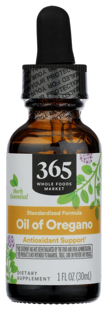 365 po celotnem živilskem trgu, olje Origano Liquid Extract, 1 Fl Oz