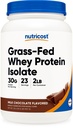 Nutricost Grass-Fed sirotkinih beljakovin izolat (Chocolate) 2LBS - ne-GMO, Gluten brez, naravne arome