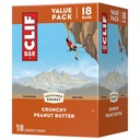 CLIF BAR - Hrustljavo arašidovo maslo - izdelano z organskimi ovesi - 11g proteini - ne-GMO - na rastlinski osnovi - energijske palice - 2,4 oz. (18 Pack)