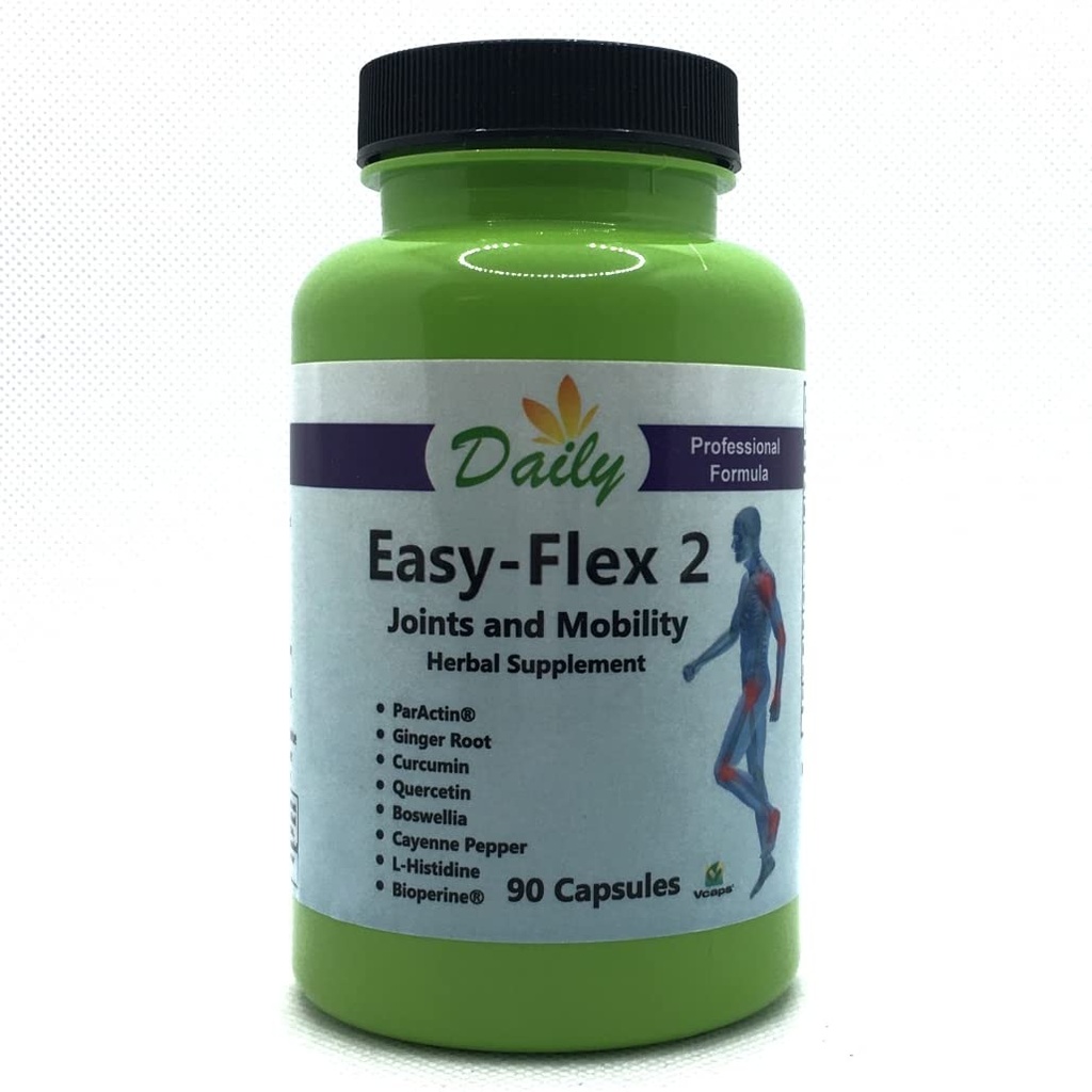 Dnevna proizvodnja Easy-Flex 2TM (Andrographis Panicilata, Boswellia Extract, L-Histidin, kurkumin (Turmerik), Quercetin, izvleček črnega popra, ingver korenski prah in kajenski poper)