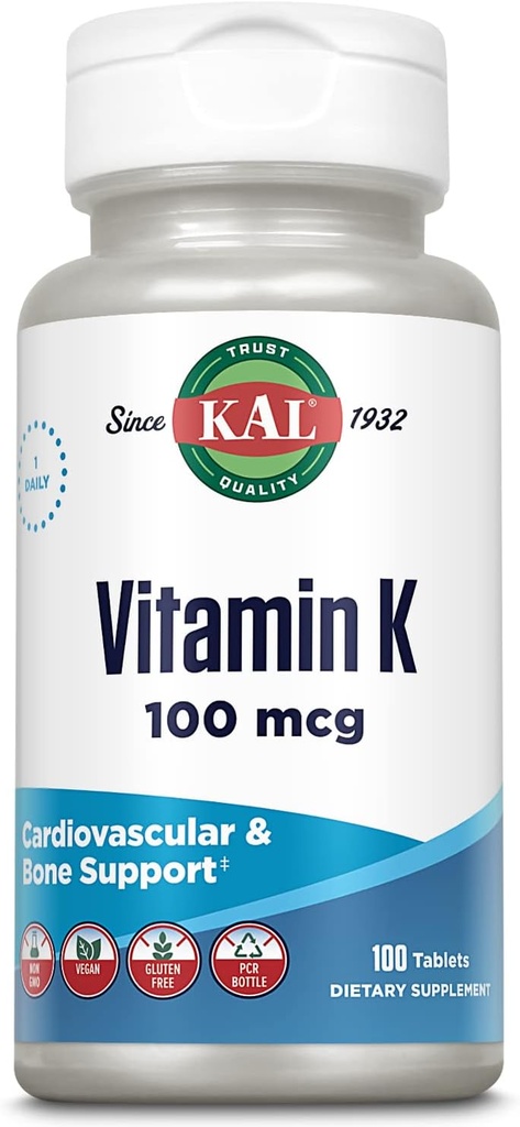 Kal 100 Mcg K1 tablete, 100 štev.