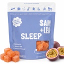 SAM+LEO Sleep Gumies za otroke in najstnike z Melatonin, Passion Flower & Vitamin B6 - Nežna pomoč za spanje Gumies za mirno spanje 