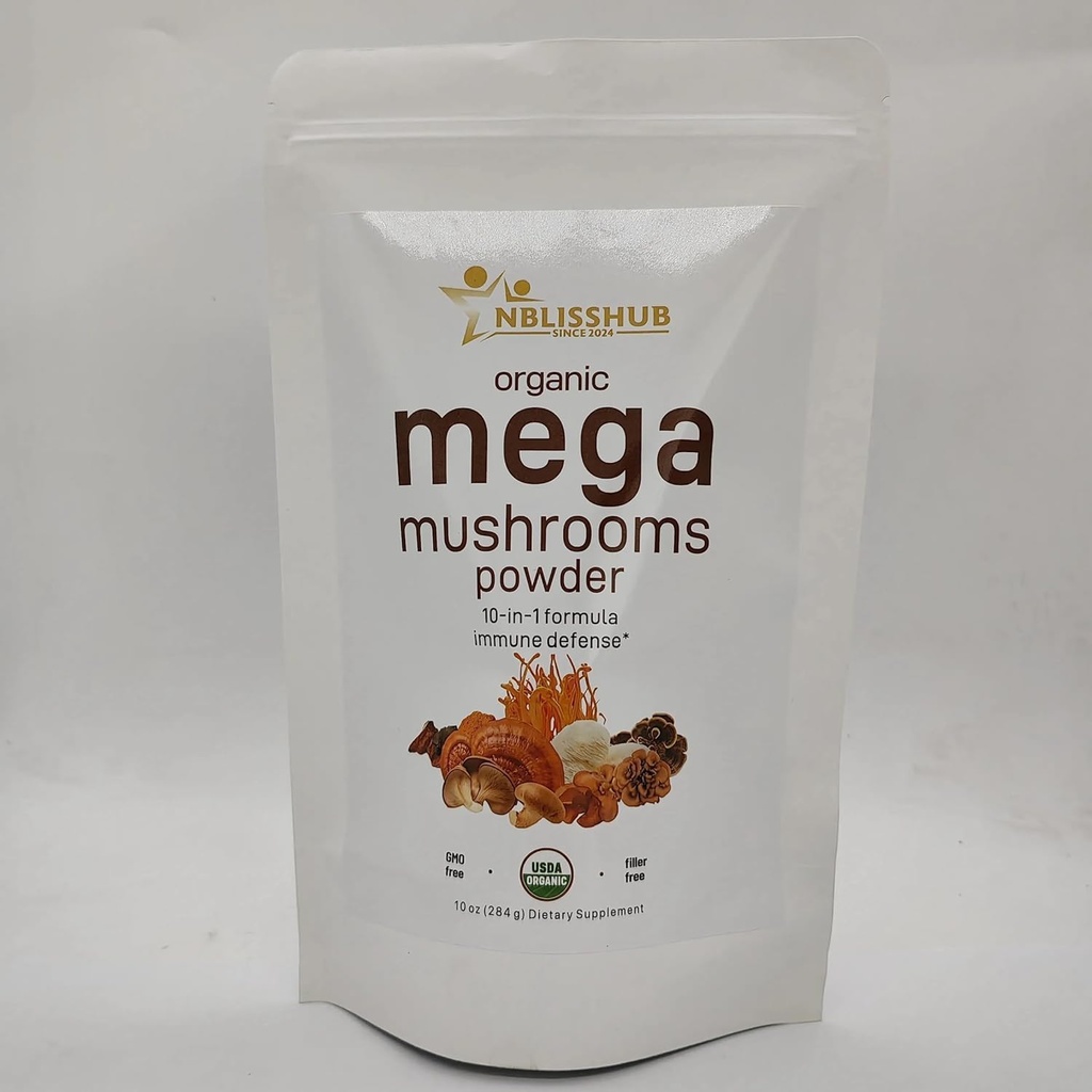 Organski mega goba v prahu 10 v 1 Complex – Immune System Booster 