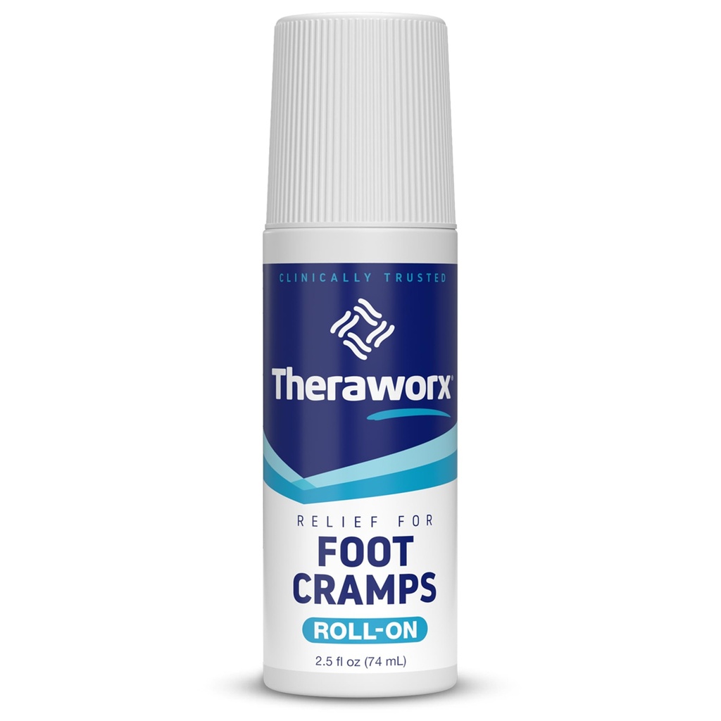 Theraworx Relief for foot Cramps, hitro delujoča noga Cramp Relief-On - 2,5 Oz - 1 Count