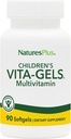 NaravaPlus za otroke Vita-Gels Multivitamin, naravna oranžna aroma - 90 softgels, pakiranje 2 - Gluten brezplačno - 180 skupaj služijo