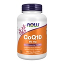 NOW Foods Supplements, CoQ10 60 mg, Farmacevtska stopnja, All-trans oblika CoQ10 Proizvedena s fermentacijo, 180 Veg kapsule