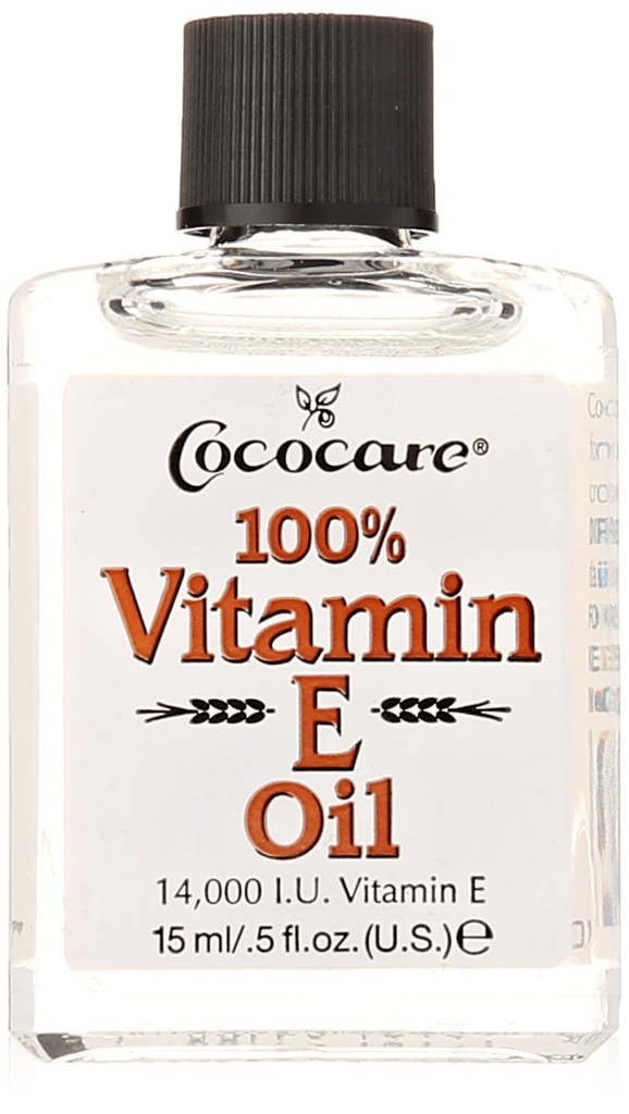 COCOCARE 100% Vitamin E Oil, 14000 I.U., 0.5 Fl Oz - Kožni vlažilec & Antioksidant Zaščita