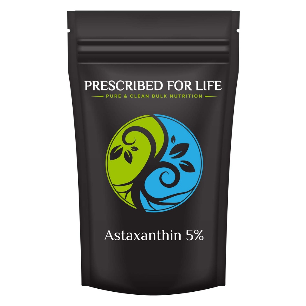 Predpisano za življenje astaksantin, naravni 5% Astaksantin Powder dodatek narejen iz rdeče alge (2oz / 56g)