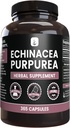 SESTAVINE Echinacea Purpurea (365 kapsul) Brez magnezija ali riževih polnil, vedno čista, laboratorijsko preverjena