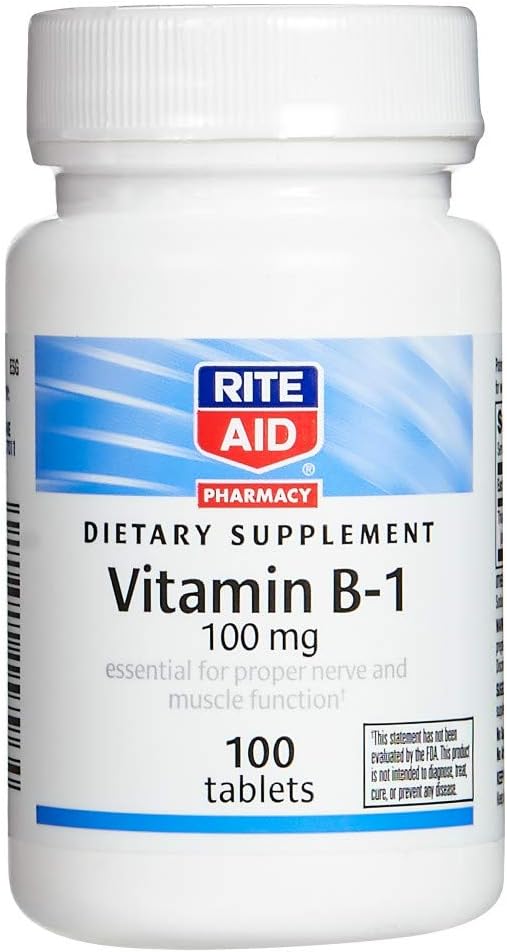 Rite Aid Vitamin B-1 (Thiamin), 100 mg - 100 tablete 