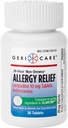 GeriCare Loratadine 10mg Non-Drowsy 24-Hour Alergy Relief, Antihistaminiki Alergija/Sinus Podporne tablete za Runny Nose, Sneesing, Itchy, 30 Count, 1 Pack.