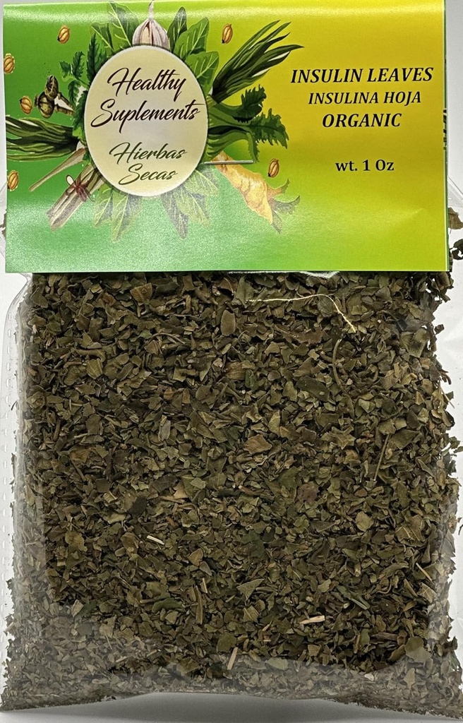 Insulina Hoja Organica 1 onz + 1 dodatna vrečka insulinski listi Organski 1 onz
