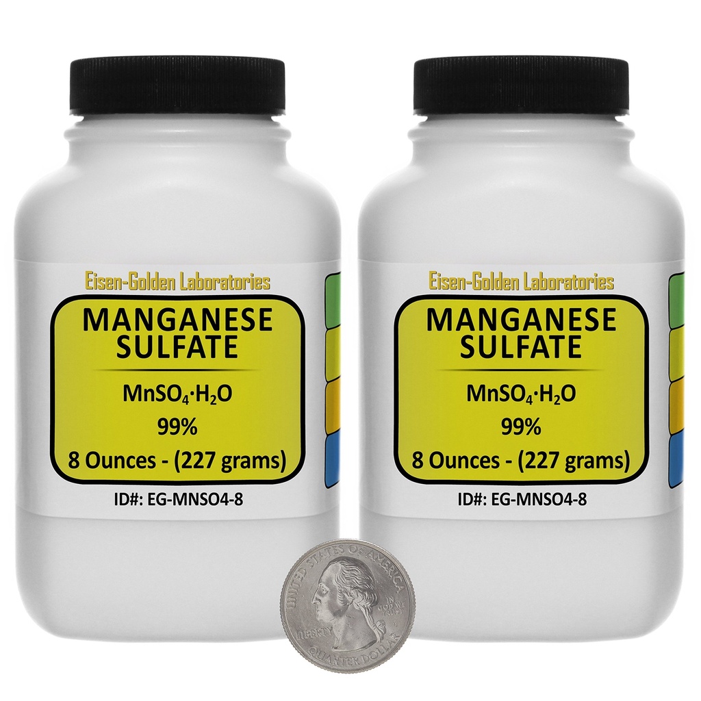 Manganov sulfat [MnSO4(H2O)] 99% AR prašek 1 Lb v dveh steklenicah z ohranjevalnikom prostora