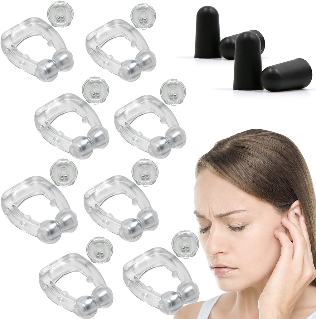 Tinitus Relief za zvonjenje ušes, Acupeace Tinitus Relief naprava, Acupeace Anti Tinitus Relief ušesno sponko, naprava za Stop uho zvonjenje (4 pari)