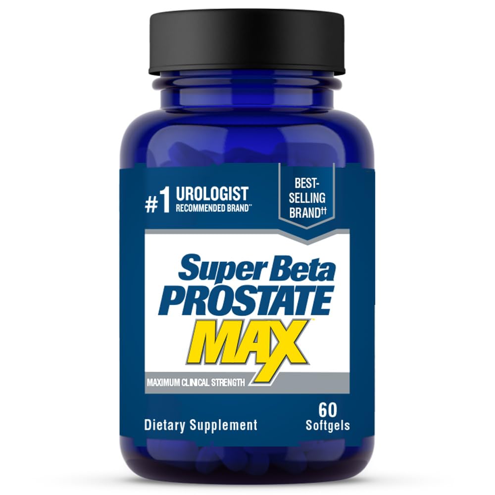 SUPER BETA PROSTATE Max - Advanced Saw Palmetto Prostate podpora dodatek za zdravje moških, 60ct