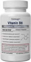 Superior Labs Vitamin B6 50mg, Pure Non-GMO dopolnilo, visoka absorpcija, Podpira Imunski in živčni sistem, delovanje možganov, Presnova in zdravje srca, Bistveno za proizvodnjo hemoglobina, 120 Veg Caps