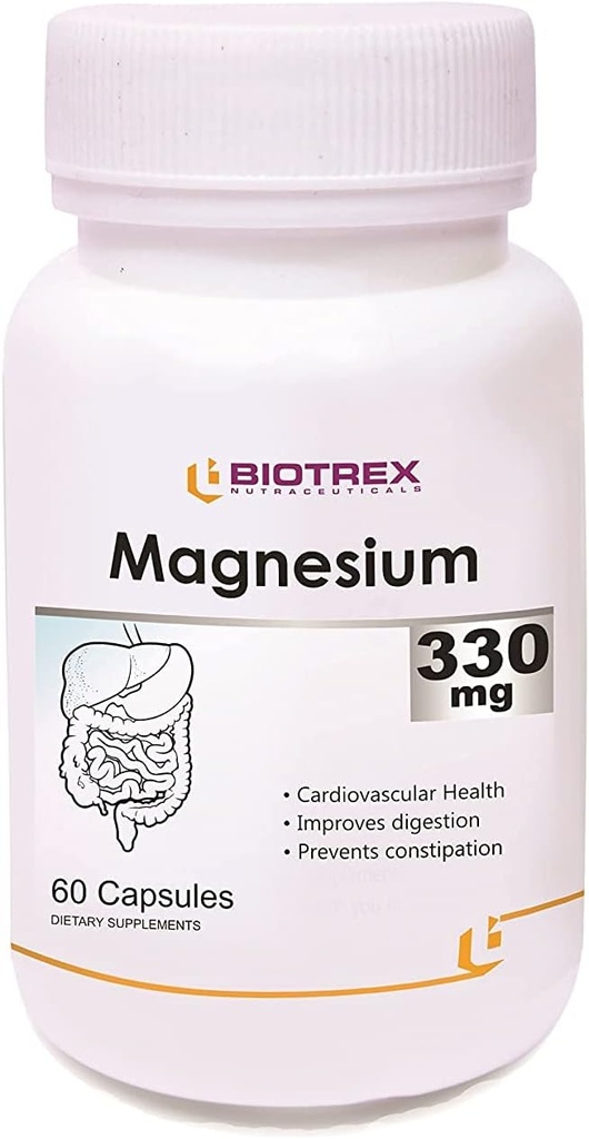 Panihari Biotrex Nutraceuticals Magnezij 330Mg Kapsule - 60 Štetje