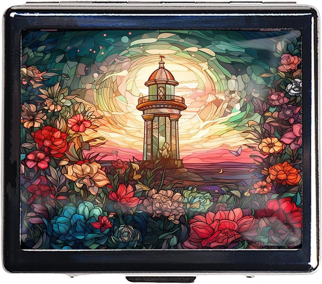 7 dni Chromed svetleče srebrne tablete Organizator z ogledalom v notranjosti ima 8 ločenih predelkov Pravokotnik 7 dni Pill Box primeru tablete (Lighthouse nerjaveče steklo)