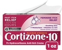 Kortizon 10 Največja moč Feminine srbečica krema, 1% hidrokortizon, 1 oz.