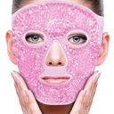 ZNÖCUETÖD maska za obraz maska ledu za zmanjšanje Puffiness, vrečke pod očmi, Puffy temni krogi, migrena, Hot/Cold paket z mehko Plush hrbtenjačo (Pink #19)