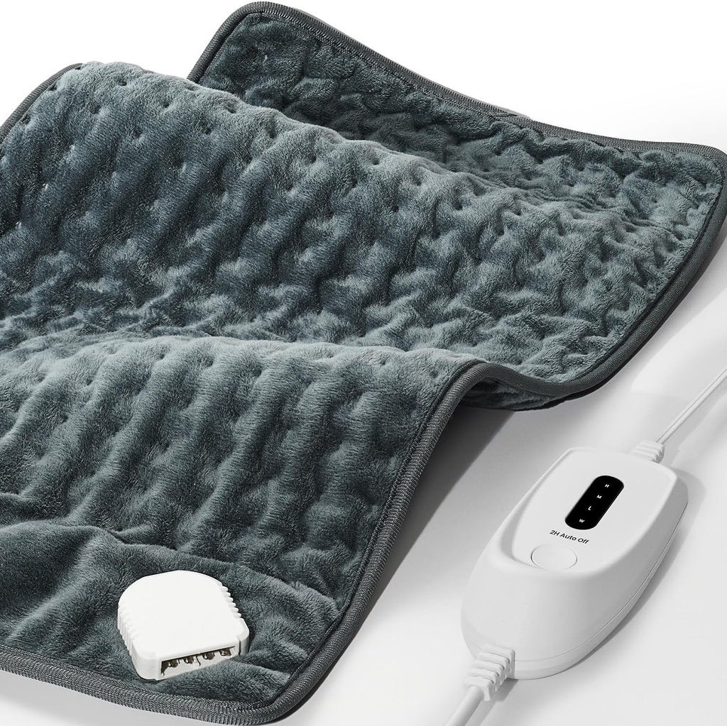 Ogrevanje Pad za bolečine v hrbtu in periode Cramps, FSA HSA upravičen, 12 "x 24" Velika električna ogrevalna Pad za Cramps, mišice bolečine, Artritis, ramena, 2H Samodejni zapiranje, stroj pralen, vlažna in suha