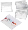 Deke Home - 100 Pack Clear Reseable Pills (4x2.75 in), potovalne medicinske vrečke z oznako Write On, BPA-free tablete Organizator za zdravila, vitamini in dodatki