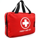 330 kos prvo pomoč komplet, Premium vodoodporni kompaktni Trauma medicinski kompleti za vse nevarnosti, Idealno za dom, Office, Avto, Potovanje, Na prostem, Camping, Pohodništvo, Čolnarjenje (rdeče)