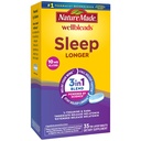 Narava Made Wellblends Sleep Daljši, Melatonin 10mg, L theanine 100 mg, in GABA 100mg, Sleep dodatek, 35 Tri-Layer tablete