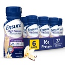 Zagotovite visoko vsebnost beljakovin vanilije stresajte z vlakni, pripravljeni za pitje, 16g beljakovin in 27 vitaminov in mineralov, 8 fl oz, 6 pakiranje