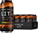BEYOND RAW LIT Pre Worm, Gummy Worm, za energijo, fokus, Intenzivnost in črpalke, z dušikov oksid Boost, nič sladkorja, 250mg kofein z Beta Alanine, 12 pločevink
