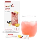 Munchkin® Milkmakers® Dojenje Drink Mix dodatek z B vitamini/Collagen/Fenugreek & Milk Thistle za dojenje mame, Berry limonada, 14 Count