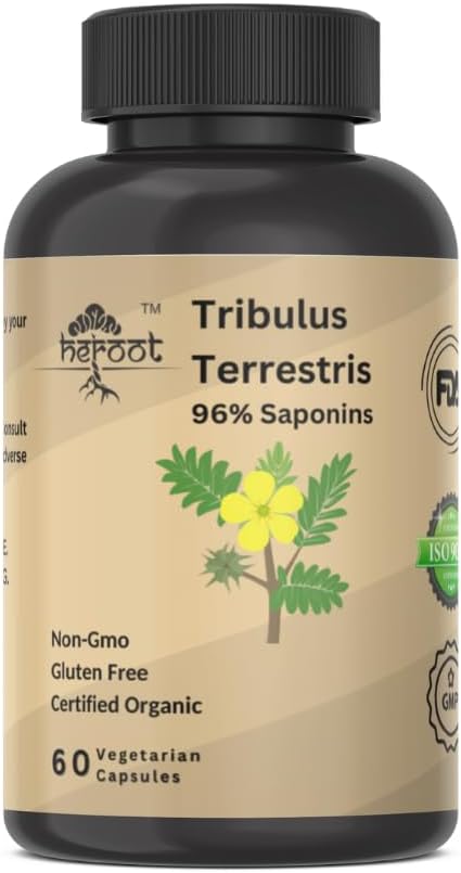 Tribulus Terrestris dodatek za moške in ženske dopolnilo za energijo, vitalnost, Stamina in zmogljivost (paket po 20 kapsul)